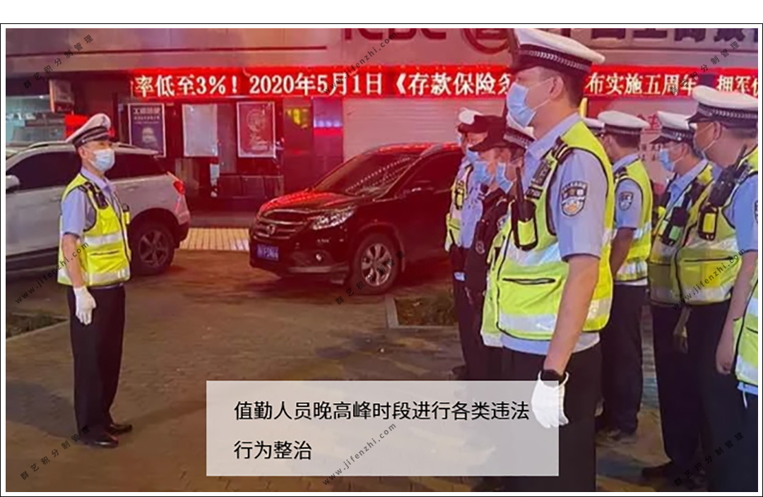 值勤人員晚高峰時(shí)段進(jìn)行各類(lèi)違法行業(yè)整治 值勤人員晚高峰時(shí)段進(jìn)行各類(lèi)違法行業(yè)整治